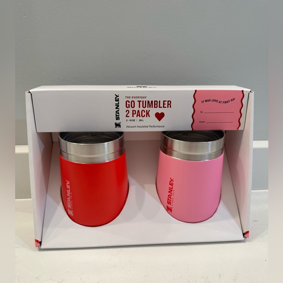 Stanley Other - Stanley target 2 pack 10oz tumblers stainless steel in target red /cotton candy